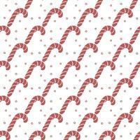 Seamless christmas pattern. New year background. Doodle illustration with christmas icons vector