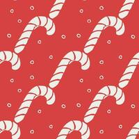 Seamless christmas pattern. New year background. Doodle illustration with christmas icons vector