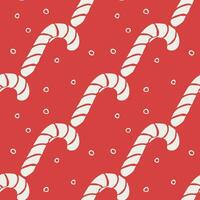 Seamless christmas pattern. New year background. Doodle illustration with christmas icons vector