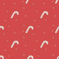 Seamless christmas pattern. New year background. Doodle illustration with christmas icons vector