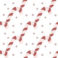Seamless christmas pattern. New year background. Doodle illustration with christmas icons vector