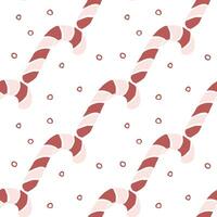 Seamless christmas pattern. New year background. Doodle illustration with christmas icons vector