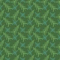 Seamless christmas pattern. New year background. Doodle illustration with christmas icons vector