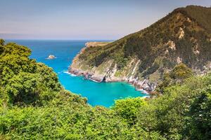 Lower Estuary from the Mirador Tina Minor. Municipality of Val de San Vicente, Cantabria. photo