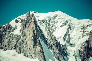 mont blanc macizo en el francés Alpes, chamonix mont blanc foto