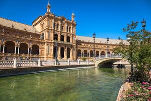 Beautiful Plaza de Espana, Sevilla, Spain photo