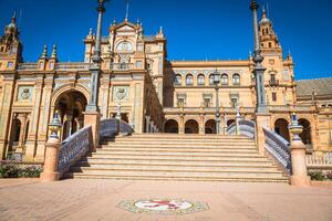 Beautiful Plaza de Espana, Sevilla, Spain photo