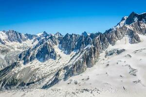 mont blanc macizo, en el chamonix mont blanc foto