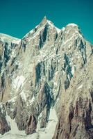 Mont Blanc massif in the French Alps,Chamonix Mont Blanc photo