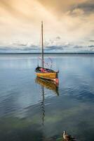 fishing boats, Baltic sea, Bay of Puck photo