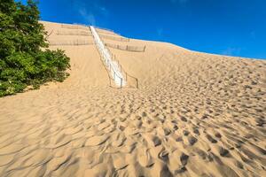 genial duna de pila, el más alto arena duna en Europa, arcachón bahía, Francia foto