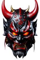 ai generiert oni Maske, japanisch Maske, Teufel Maske png transparent Hintergrund