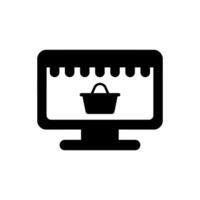Landing page icon on white background vector
