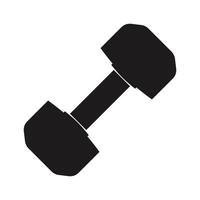 Barbell vector icon