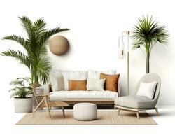 AI generated interior design concept home modern architecture furniture object idea generative Ai. photo