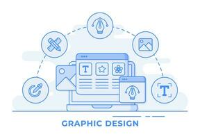 web diseño o ui ux infografía concepto, gráfico diseño, web desarrollo, solicitud diseño, codificación, web edificio concepto para aterrizaje página, web bandera, móvil solicitud, web diseño, vector