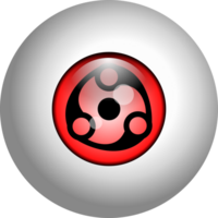 realistisch mangekyou Sharingan madara Augapfel transparent Hintergrund png