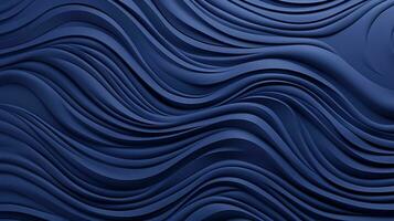 abstract blue color background with waves and lines photo