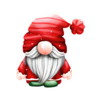 ai generato Natale gnomo clipart illustrazione png