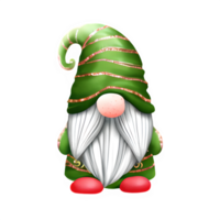 ai generiert Weihnachten Gnom Clip Art Illustration png