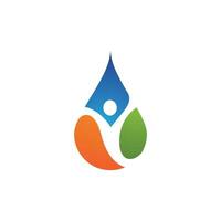 water drop Logo Template vector