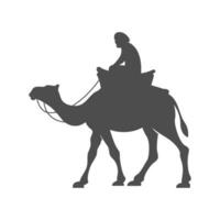 Camel desain logo icon vector