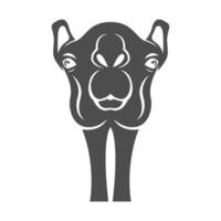 camello desain logo icono vector