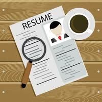 Hiring for job. Recruitment hire interview, hr and recruiting, vector illustration