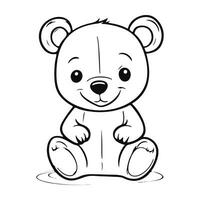 coloring book for children, types of animals in EPS vector format.