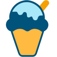 cute ice cream illustration png