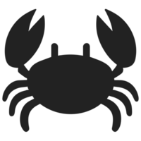 schattig krab illustratie png