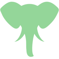 ilustração de elefante fofo png