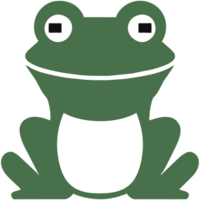 illustration frog cute png