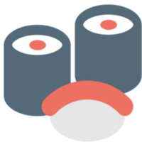 Sushi illustrazione design png