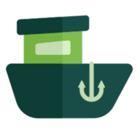 Ship illustration design png