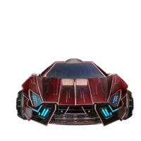 Supercar cyberpunk isolated png