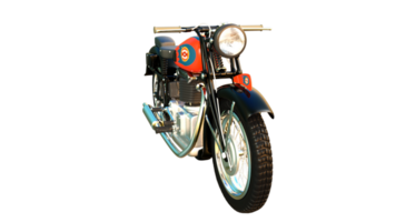 old motorcycle on a transparent background png
