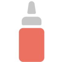 condimento botella ilustración diseño png