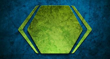 Blue and green abstract grunge corporate background vector