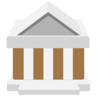 Goverment building illustration design png