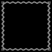 Vintage frames isolated on black background. Decorative frame. Vector