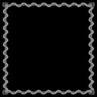 Vintage frames isolated on black background. Decorative frame. Vector