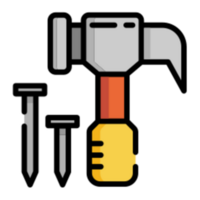 Hammer illustration design png