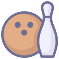 bowling illustration conception png