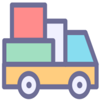 Pickup illustration design png