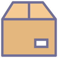 diseño de icono de caja png