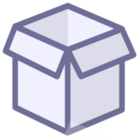 öffnen Box Waren Illustration Design png