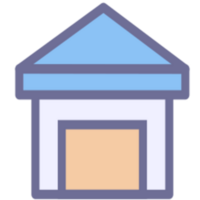 House illustration design png