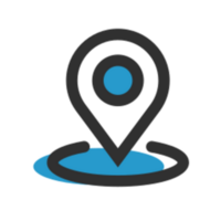 Location illustration design png