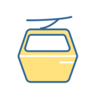cable car illustration design png